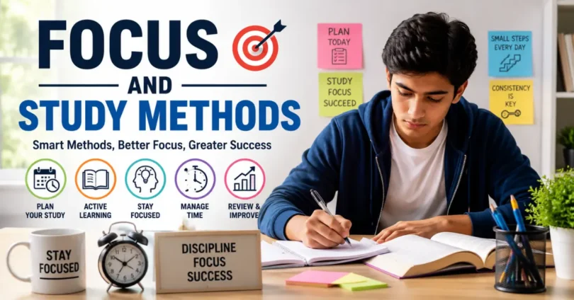 focus and study methods